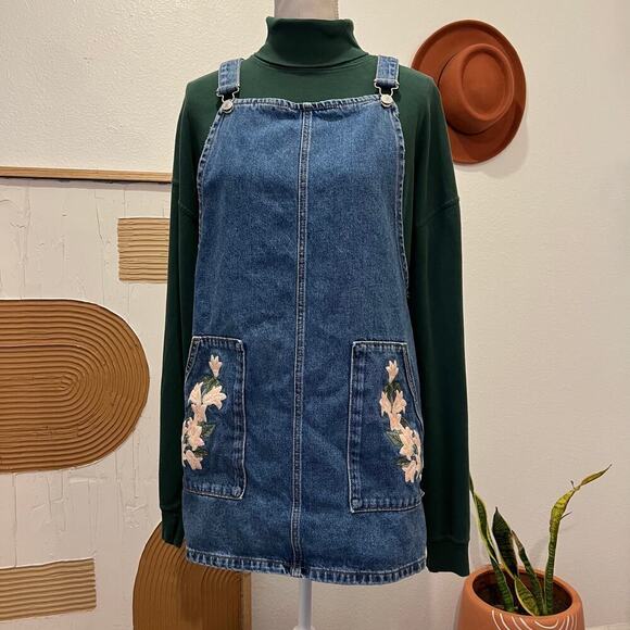 Abercrombie & Fitch 90s 100% Cotton Green Oversized Pullover Turtleneck Shirt - Picture 1 of 12